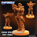 Human Resistance Fighter Miniatures | The Resistance | Sci-Fi Miniature | Papsikels TabletopXtra