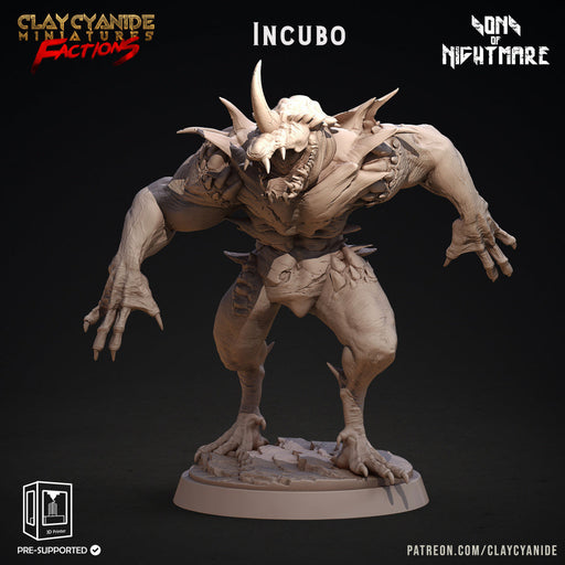 Incubo | Sons of Nightmare | Fantasy Miniature | Clay Cyanide TabletopXtra