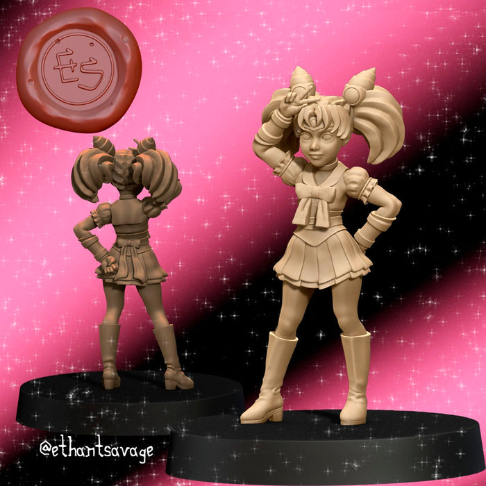 Inner Scout Miniatures | Sailor Scouts | Fantasy Miniature | Ethan Savage Studios TabletopXtra