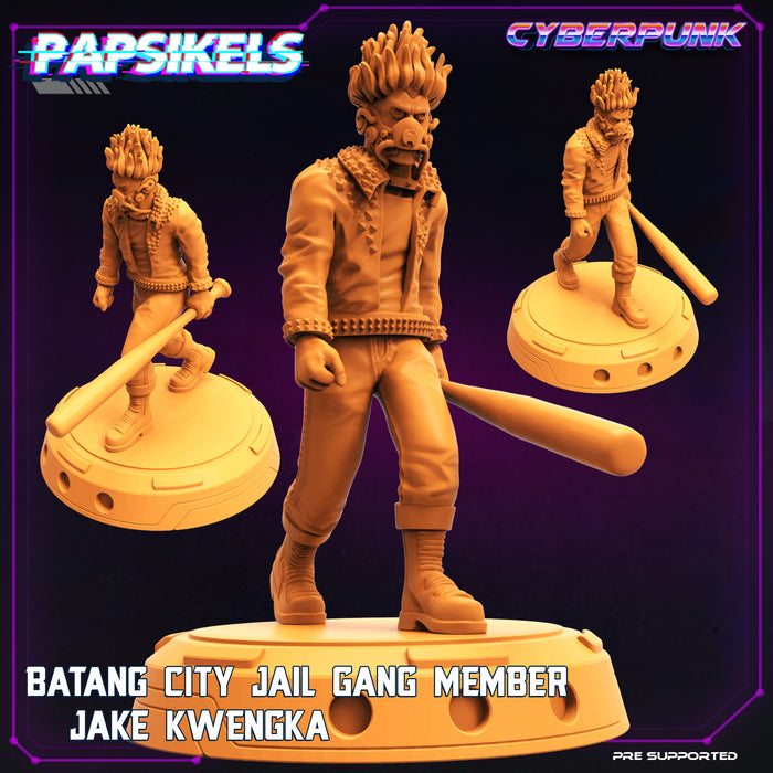 Jake Kwengka | Batang City Jail Gang | Sci-Fi Miniature | Papsikels TabletopXtra