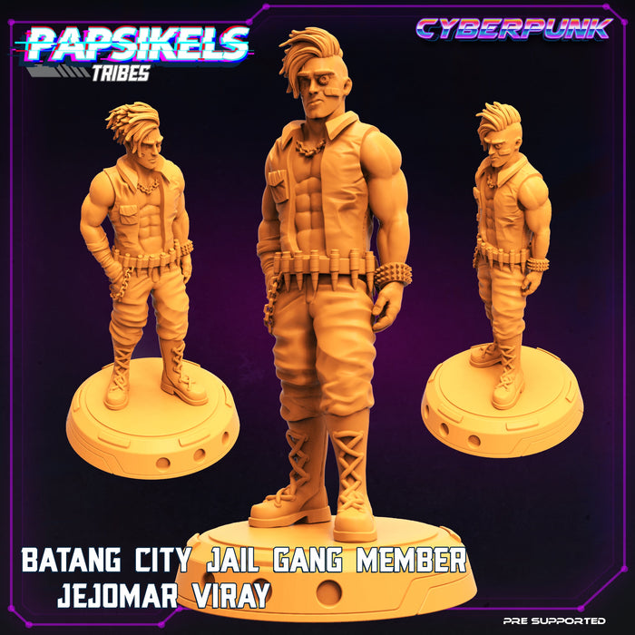 Jejomar Viray | Batang City Jail Gang | Sci-Fi Miniature | Papsikels TabletopXtra
