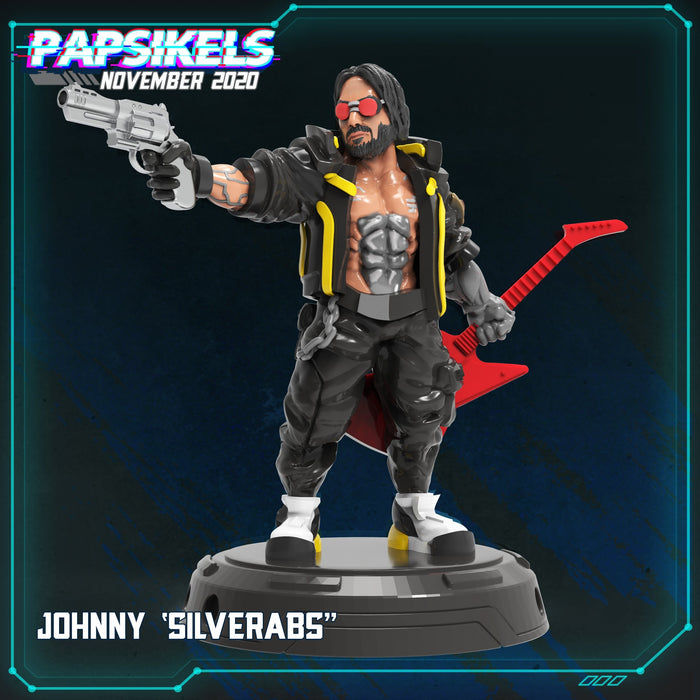 Johnny Silverabs | The Corpo World | Sci-Fi Miniature | Papsikels TabletopXtra