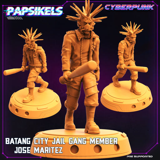Jose Maritez | Batang City Jail Gang | Sci-Fi Miniature | Papsikels TabletopXtra