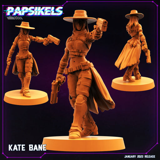 Kate Bane | Cyberpunk | Sci-Fi Miniature | Papsikels TabletopXtra
