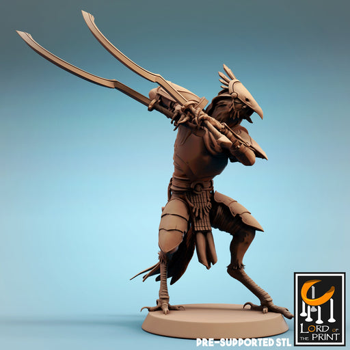 Kenku Soldier A | Dinotopia Part 2 | Fantasy Miniature | Lord of the Print TabletopXtra