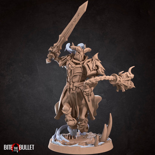 Knight w/ Sword & Mace | Centaurs | Fantasy Miniature | Bite the Bullet TabletopXtra