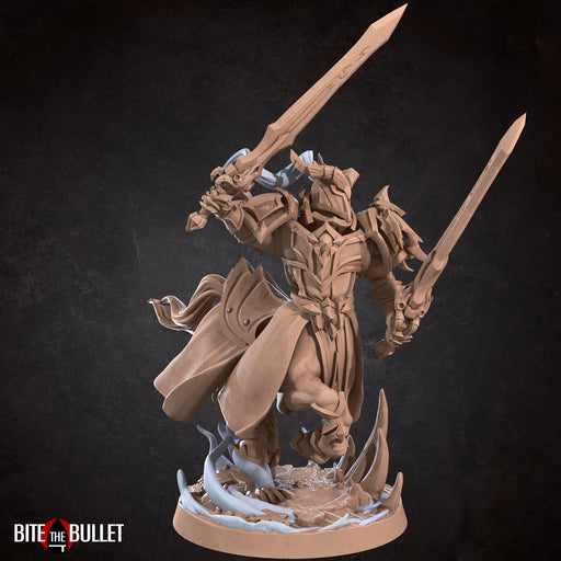 Knight w/ Swords | Centaurs | Fantasy Miniature | Bite the Bullet TabletopXtra