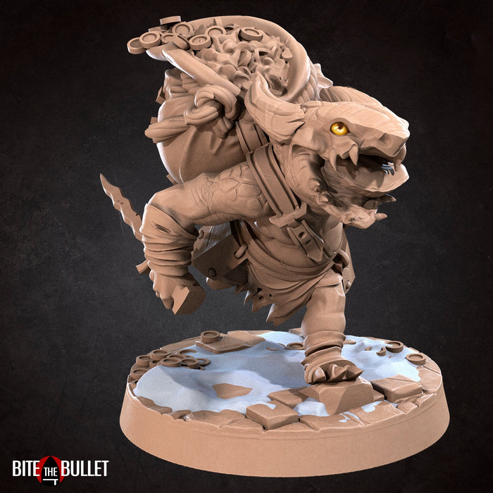 Kobold Rogue | Bullet Town Christmas | Fantasy Miniature | Bite the Bullet TabletopXtra