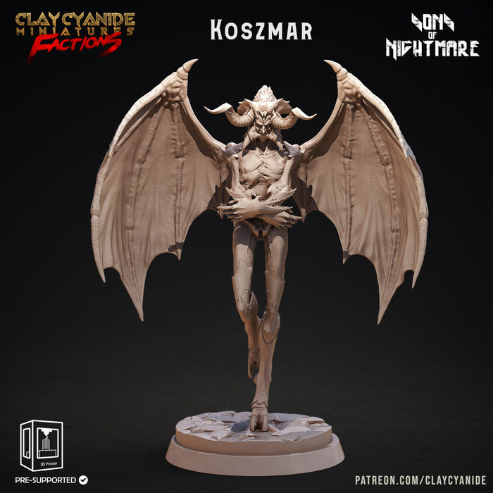 Koszmar | Sons of Nightmare | Fantasy Miniature | Clay Cyanide TabletopXtra