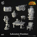Laboratory Furniture Scenery | Insane Inventions | Fantasy Miniature | Cast n Play TabletopXtra