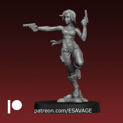 Lara | Fantasy Miniature | Ethan Savage Studios TabletopXtra