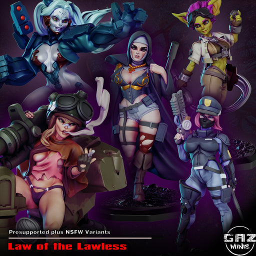 Law of the Lawless Miniatures (Full Set) | Fantasy Miniature | Gaz Minis TabletopXtra
