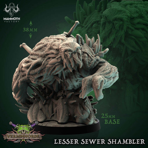 Lesser Sewer Shambler | Verminhorde | Fantasy Miniature | Mammoth Factory TabletopXtra