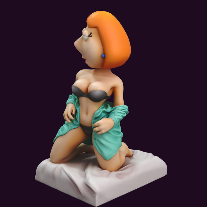 Lois | Pin-Up Statue Fan Art Miniature Unpainted | Torrida Minis