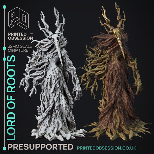 Lord of Roots | Faywild Vs Shadowfell | Fantasy Miniature | Printed Obsession TabletopXtra