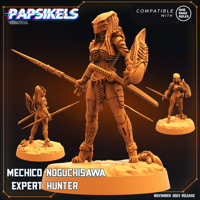 Mechico Noguchisawa Expert Hunter | Skull Hunters 2 | Sci-Fi Miniature | Papsikels