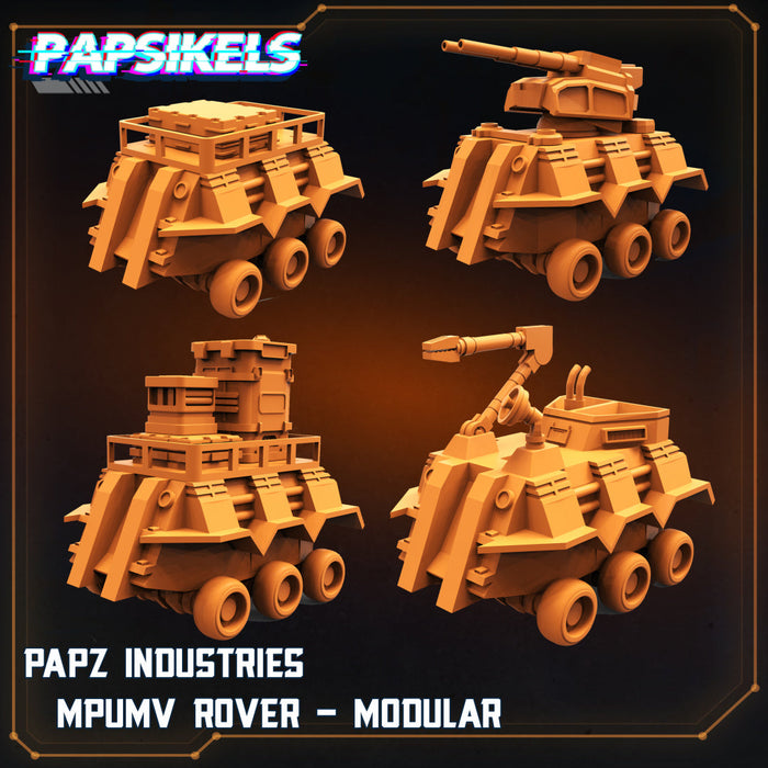 MPUMV Rover Pack | Star Entrance | Sci-Fi Miniature | Papsikels TabletopXtra