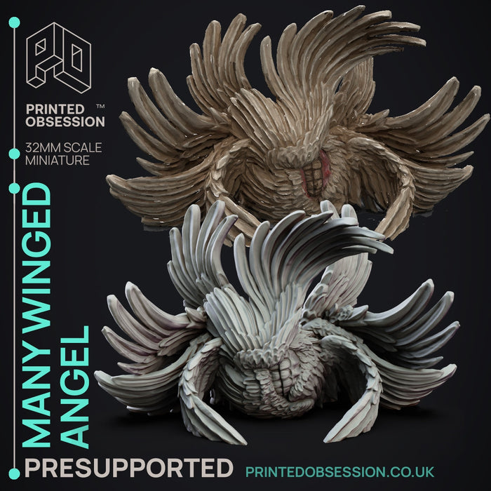 Many Winged Angel | SCP - D&D Incursion | Fantasy Miniature | Printed Obsession TabletopXtra
