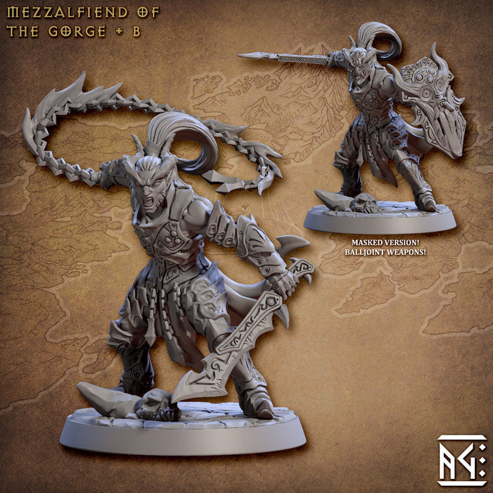 Mezzalfiend B | The Demon King's Spawn | Fantasy Miniature | Artisan Guild TabletopXtra