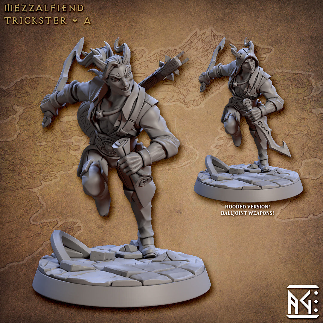 Mezzalfiend Trickster A (Alt) | City of Intrigues | Fantasy Miniature | Artisan Guild TabletopXtra