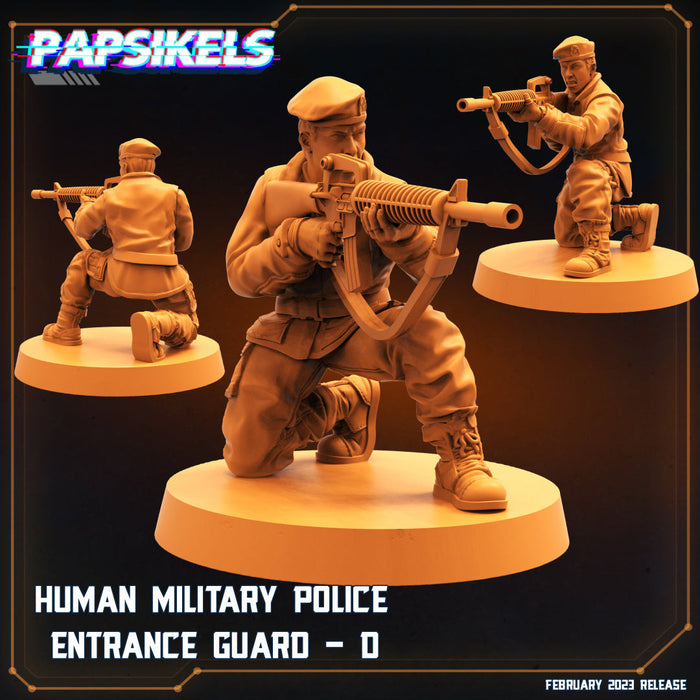 Military Police Entrance Guard D | Star Entrance | Sci-Fi Miniature | Papsikels TabletopXtra