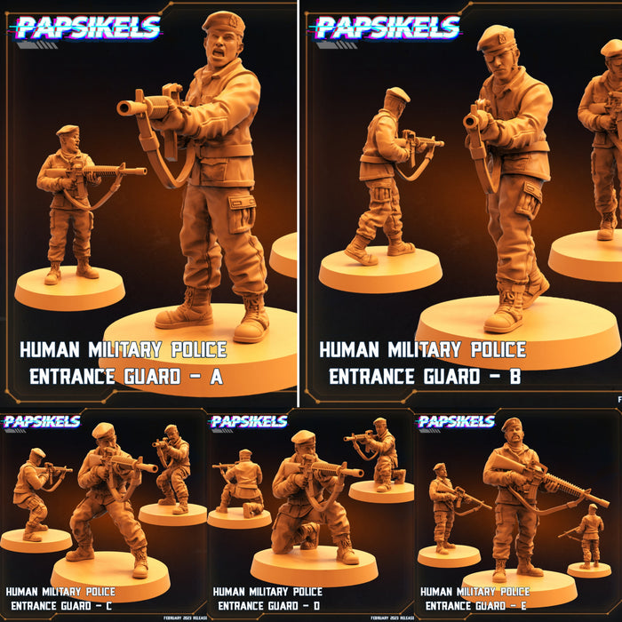 Military Police Miniatures | Star Entrance | Sci-Fi Miniature | Papsikels TabletopXtra