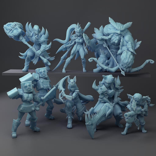 Monster Hunter Miniatures (Full Set) | Fantasy Miniature | Twin Goddess Miniatures TabletopXtra