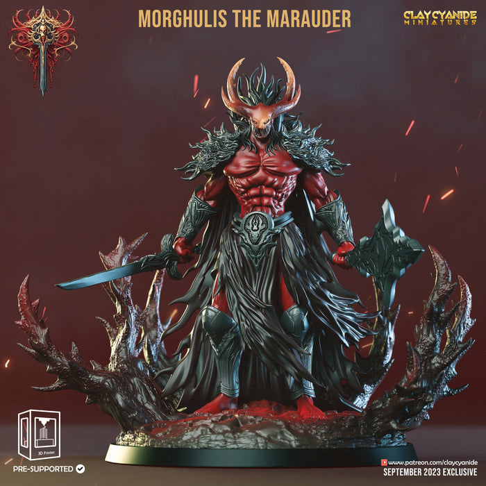 Morghulis the Marauder | Wrath of Chernobog | Fantasy Miniature | Clay Cyanide