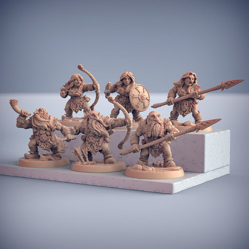Mountaineer Miniatures | Dwarven Mountaineers of Skutagaard | Fantasy Miniature | Artisan Guild TabletopXtra