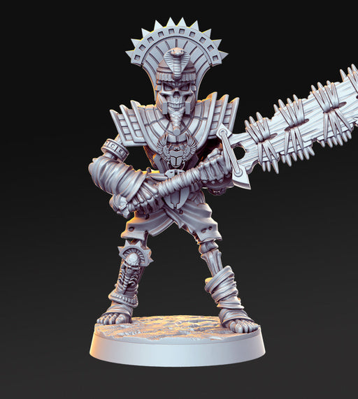 Mummy w/ Two Handed Weapon | The Sands of Time | Fantasy Miniature | RN Estudio TabletopXtra