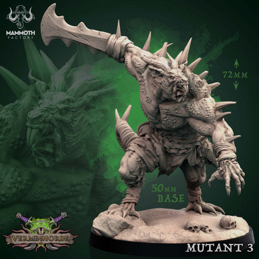 Mutant 3 | Verminhorde | Fantasy Miniature | Mammoth Factory TabletopXtra