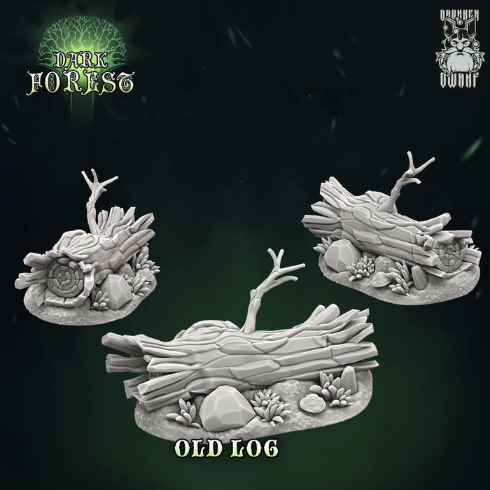 Old Log | Dark Forest Part 2 | Fantasy Miniature | Drunken Dwarf TabletopXtra