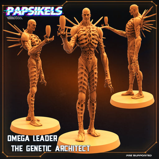 Omega Leader The Genetic Architect | Omegas Space Rambutan Expedition | Sci-Fi Miniature | Papsikels TabletopXtra
