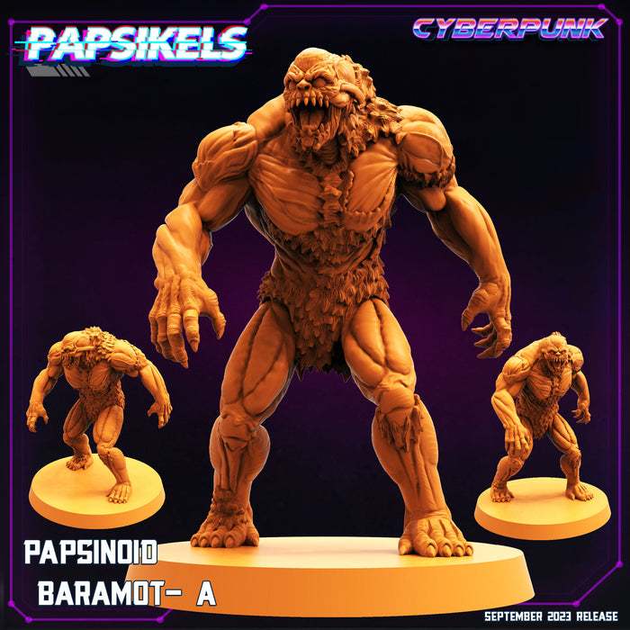 Papsinoid Beramot A | Cyberpunk | Sci-Fi Miniature | Papsikels