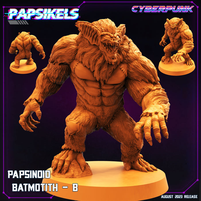 Papsinoid Batmotith B | Cyberpunk | Sci-Fi Miniature | Papsikels