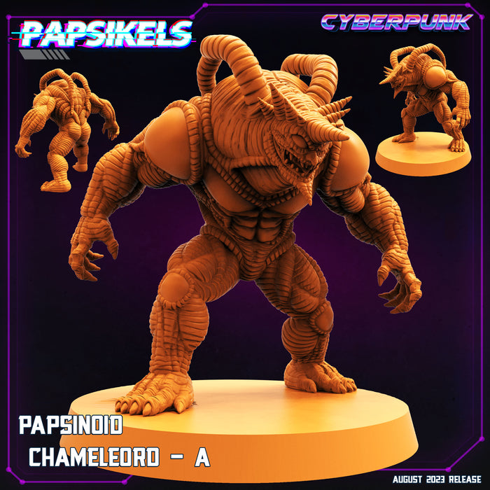 Papsinoid Chamelelord Miniatures | Cyberpunk | Sci-Fi Miniature | Papsikels