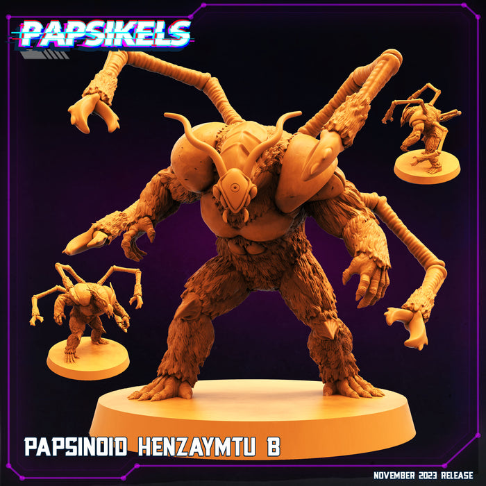 Papsinoid Henzaymtu B | Cyberpunk | Sci-Fi Miniature | Papsikels