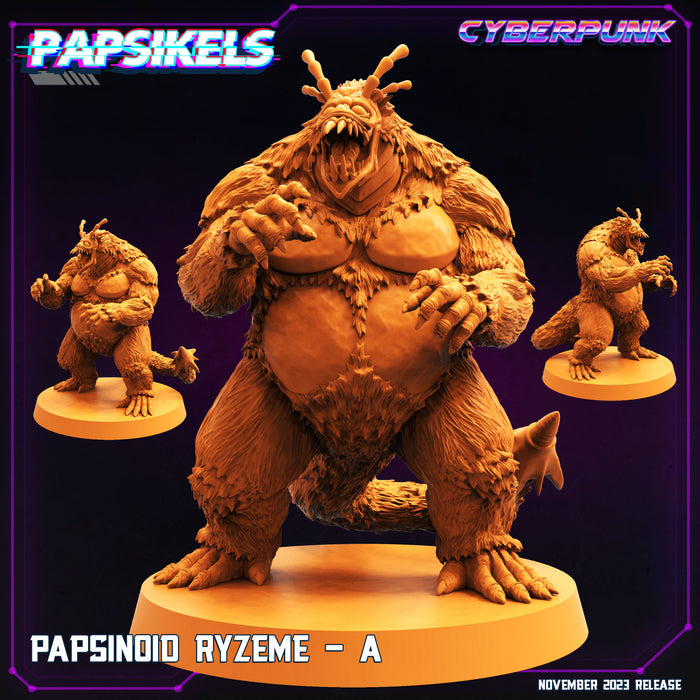 Papsinoid Ryzeme A | Cyberpunk | Sci-Fi Miniature | Papsikels