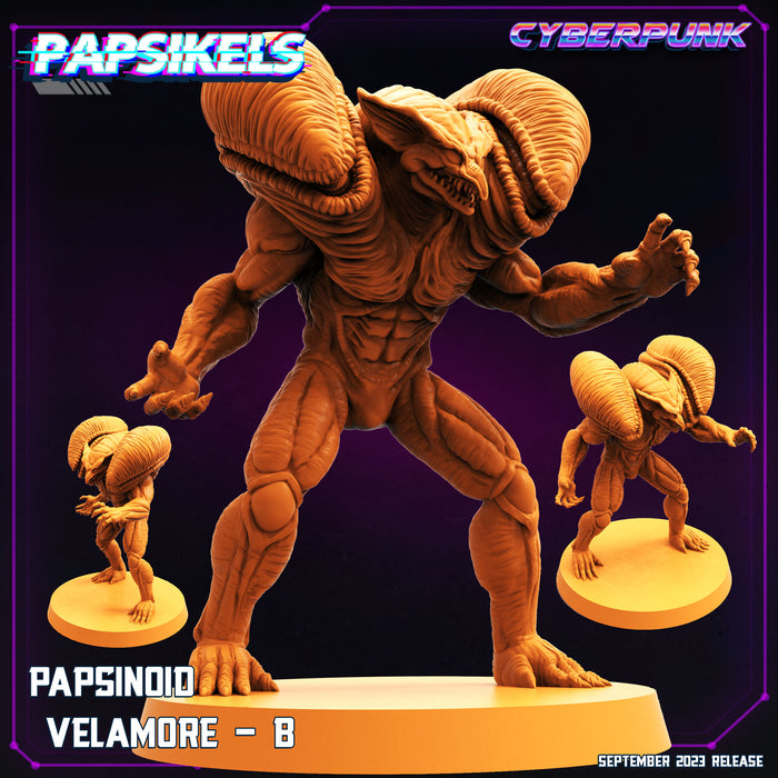 Papsinoid Velamore Miniatures | Cyberpunk | Sci-Fi Miniature | Papsikels