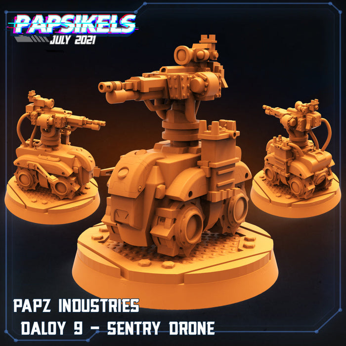 Papz Industries Daloy 9 - Sentry Drone | Aliens Vs Humans III | Sci-Fi Miniature | Papsikels TabletopXtra