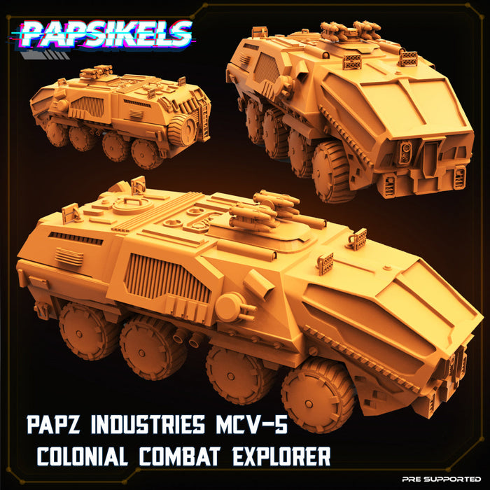 Papz Industries MCV-5 Colonial Combat Explorer | Sci-Fi Specials | Sci-Fi Miniature | Papsikels TabletopXtra