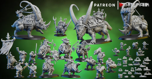 Persian Ogre 2 Miniatures (Full Set) | Ogres | Fantasy Miniature | Ghamak TabletopXtra