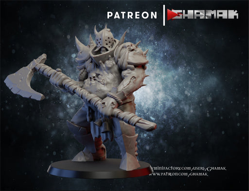 Pestilence Warrior | Chaos | Fantasy Miniature | Ghamak TabletopXtra