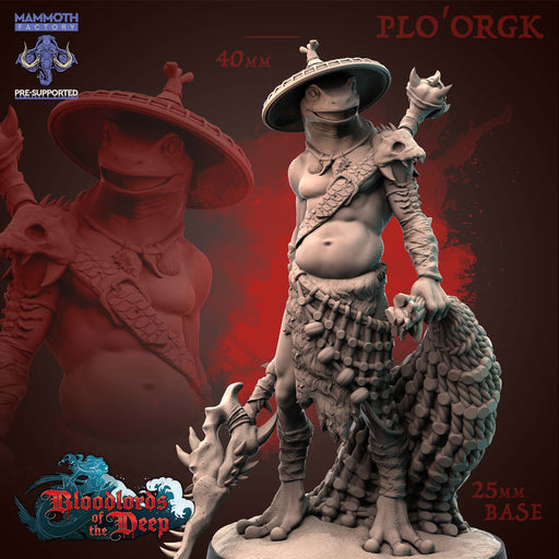 Plo'orgk | Blood Lords of the Deep | Fantasy Miniature | Mammoth Factory TabletopXtra