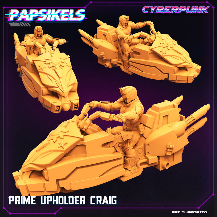 Prime Upholder Craig | Law Upholders | Sci-Fi Miniature | Papsikels TabletopXtra