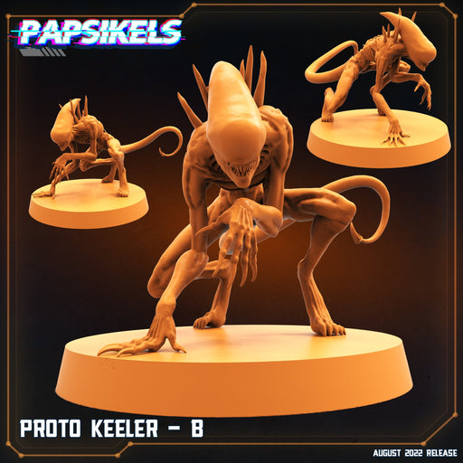 Proto Keeler B | Alien Wars II | Sci-Fi Miniature | Papsikels TabletopXtra