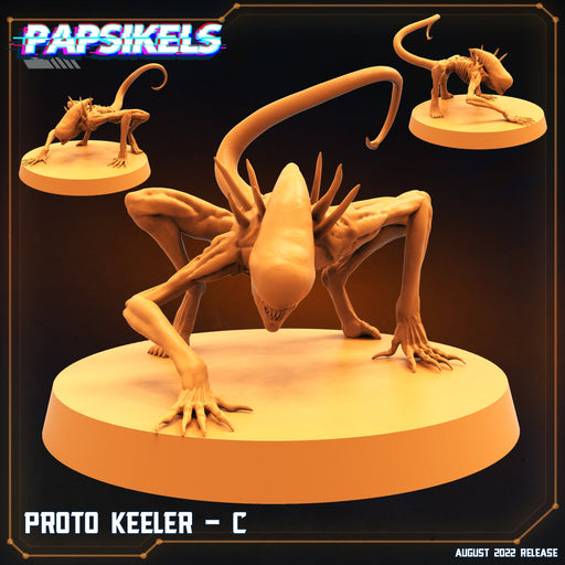 Proto Keeler C | Alien Wars II | Sci-Fi Miniature | Papsikels TabletopXtra