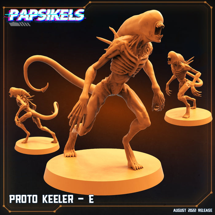 Proto Keeler E | Alien Wars II | Sci-Fi Miniature | Papsikels TabletopXtra