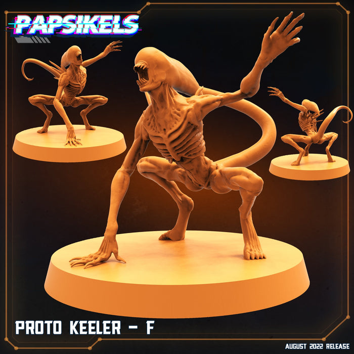 Proto Keeler F | Alien Wars II | Sci-Fi Miniature | Papsikels TabletopXtra