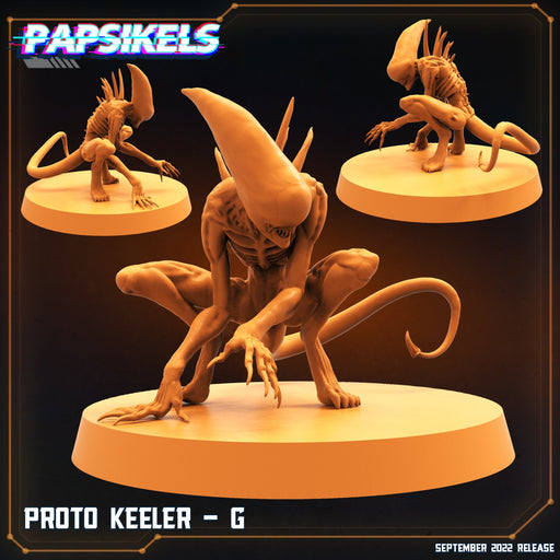 Proto Keeler G | Alien Wars II | Sci-Fi Miniature | Papsikels TabletopXtra